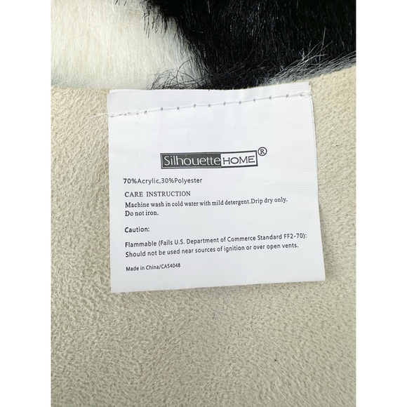 Silhouette Home ~ Extra Large Zebra Shaped Rug * read description * - Picture 12 of 12